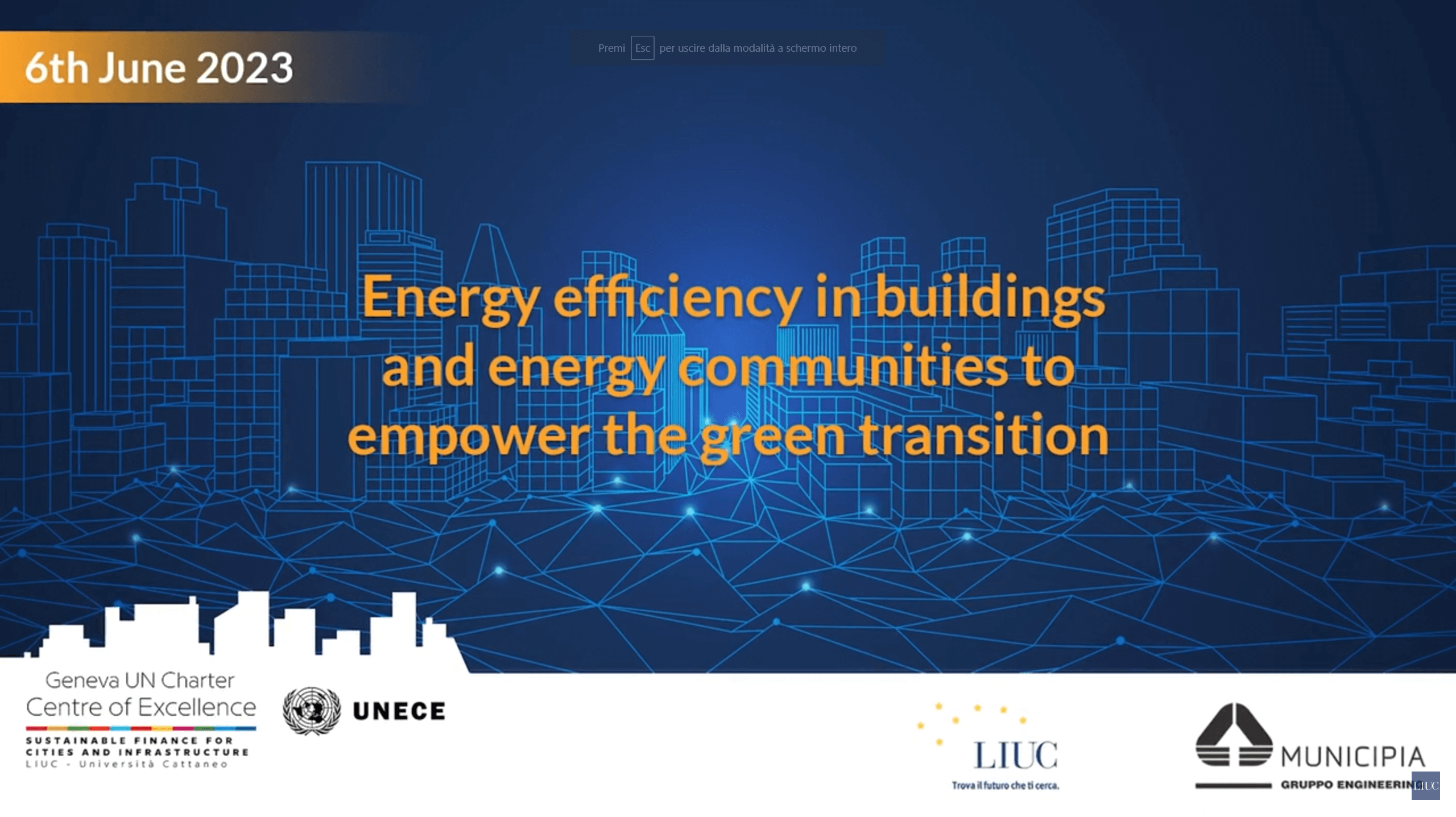 Energy efficiency in buildings and energy communities to empower the green transition